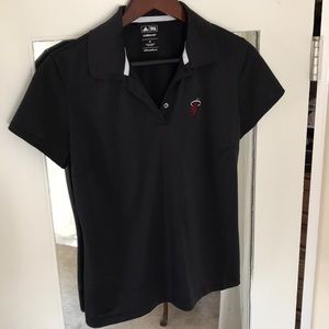 Adidas Miami Heat golf shirt